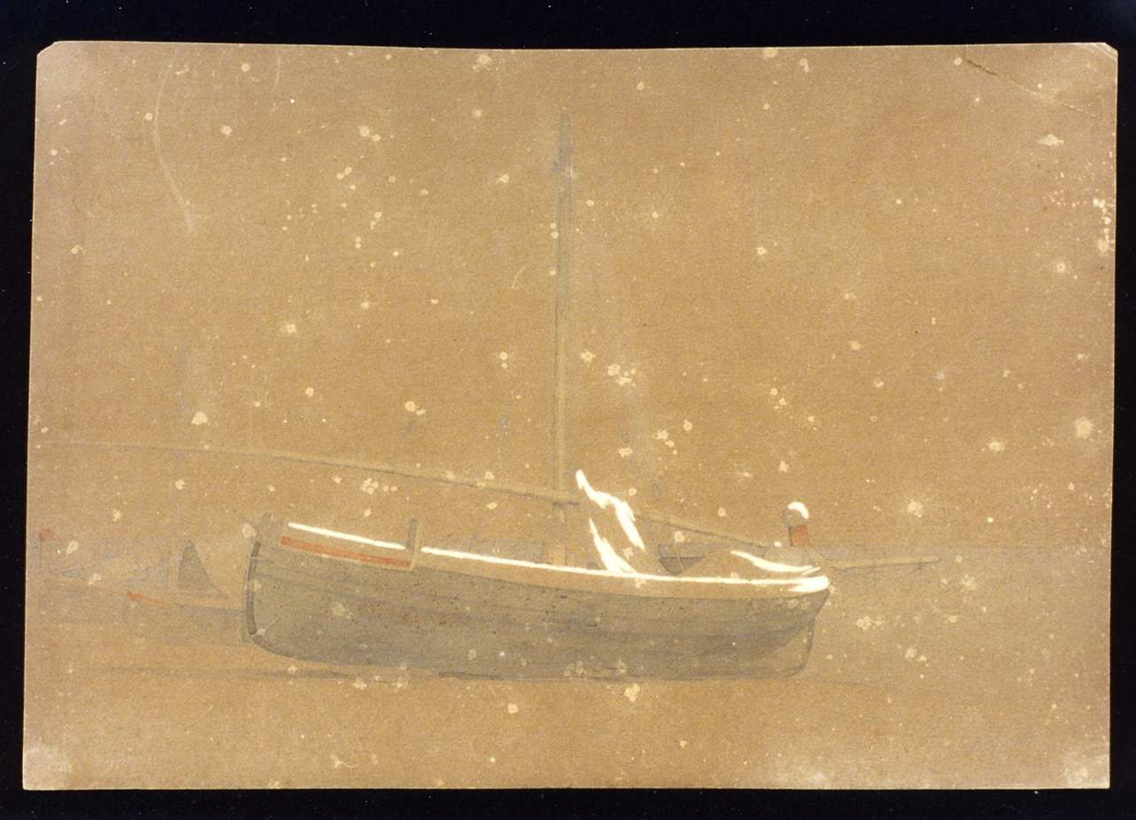 barche (disegno) di Rohde Niels Frederik Martin (sec. XIX)