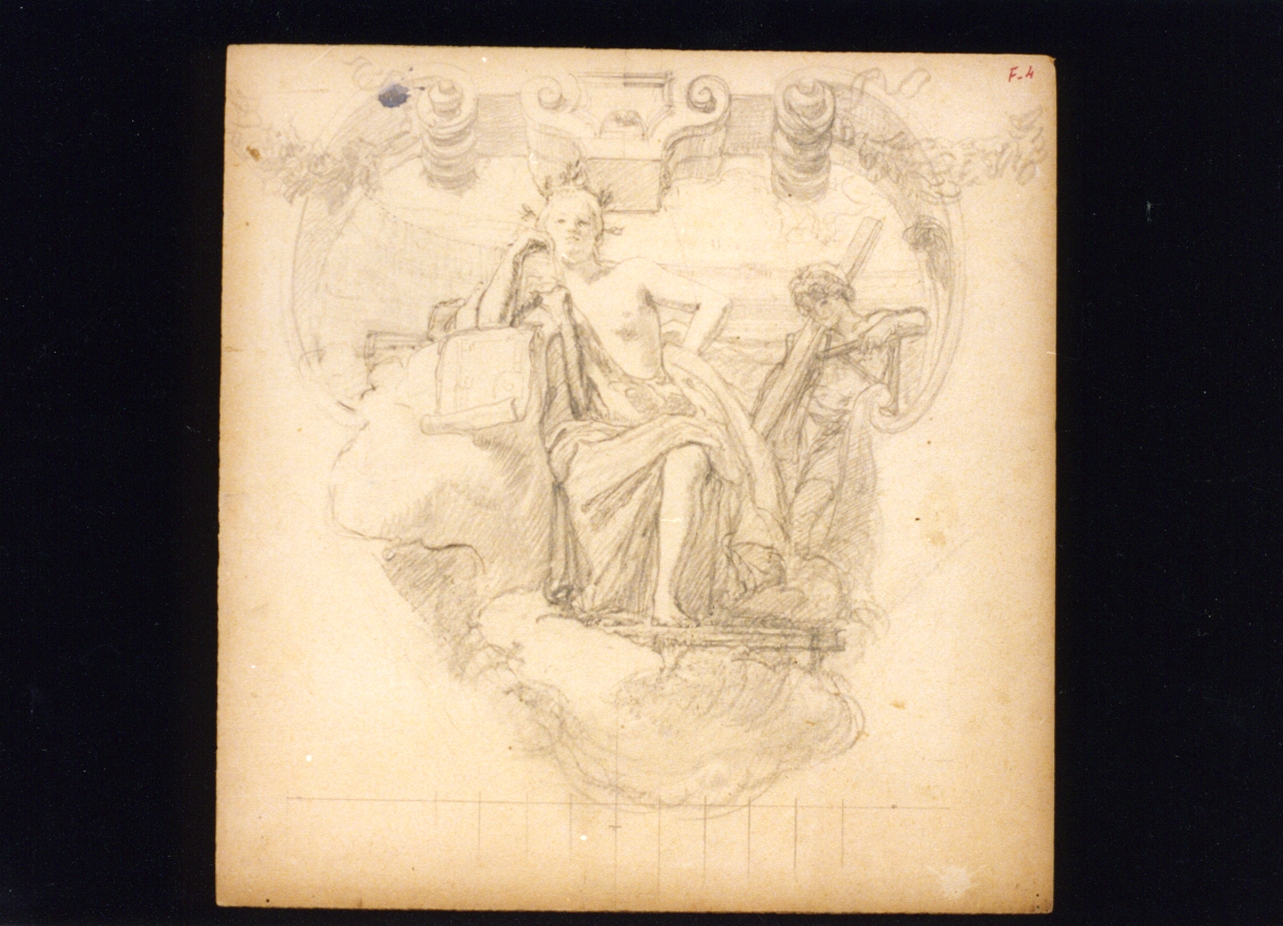 studio di figure femminili (disegno) di Vetri Paolo (secc. XIX/ XX)