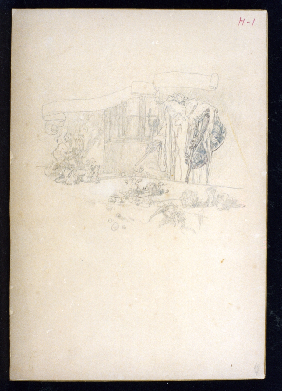 scena di favola (disegno) di Vetri Paolo (secc. XIX/ XX)