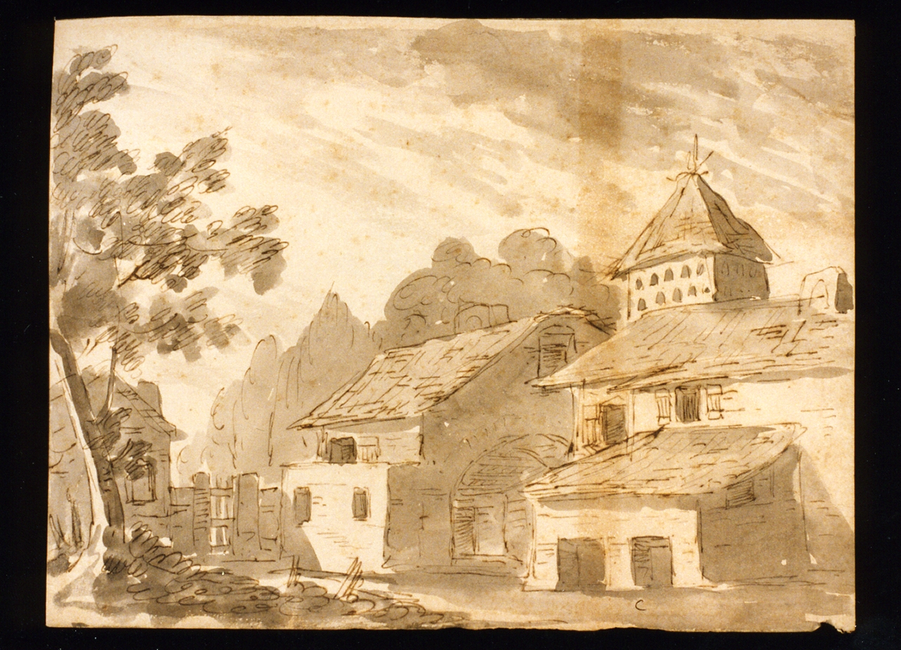 studio di scenografia teatrale (disegno) di Niccolini Antonio (scuola) (prima metà sec. XIX)