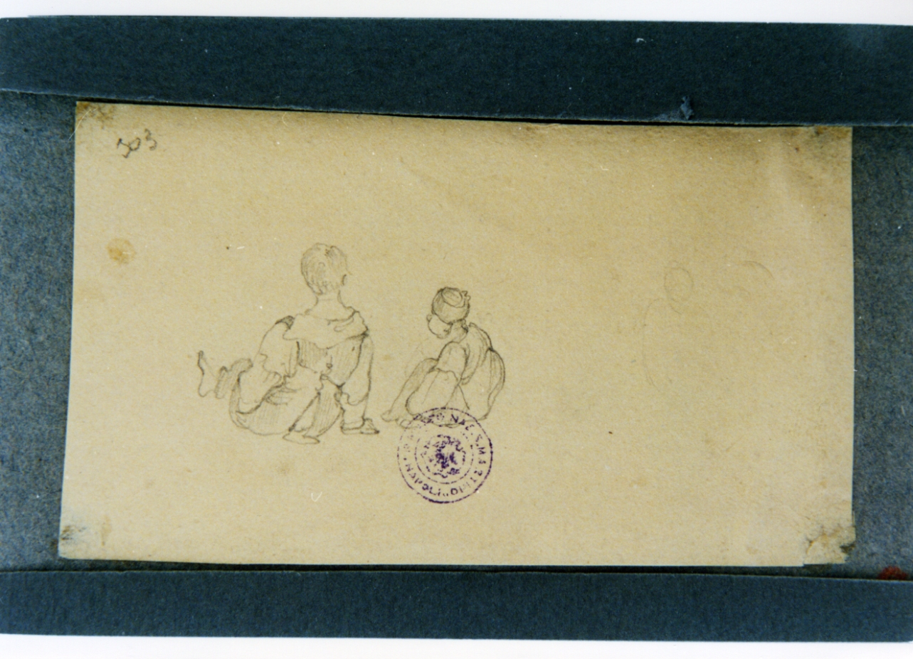 studio di bambini (disegno) di Vervloet Frans (sec. XIX)