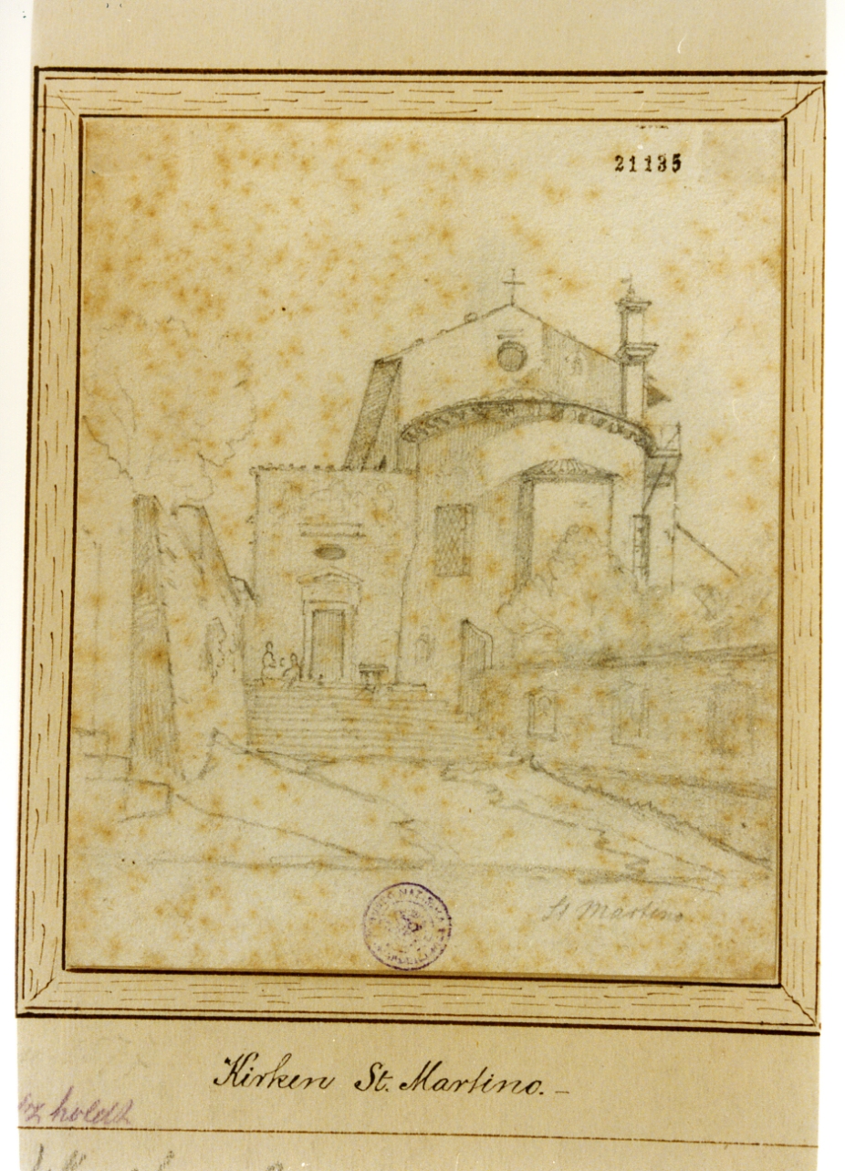chiesa (disegno) di Petzholdt Frederik (sec. XIX)