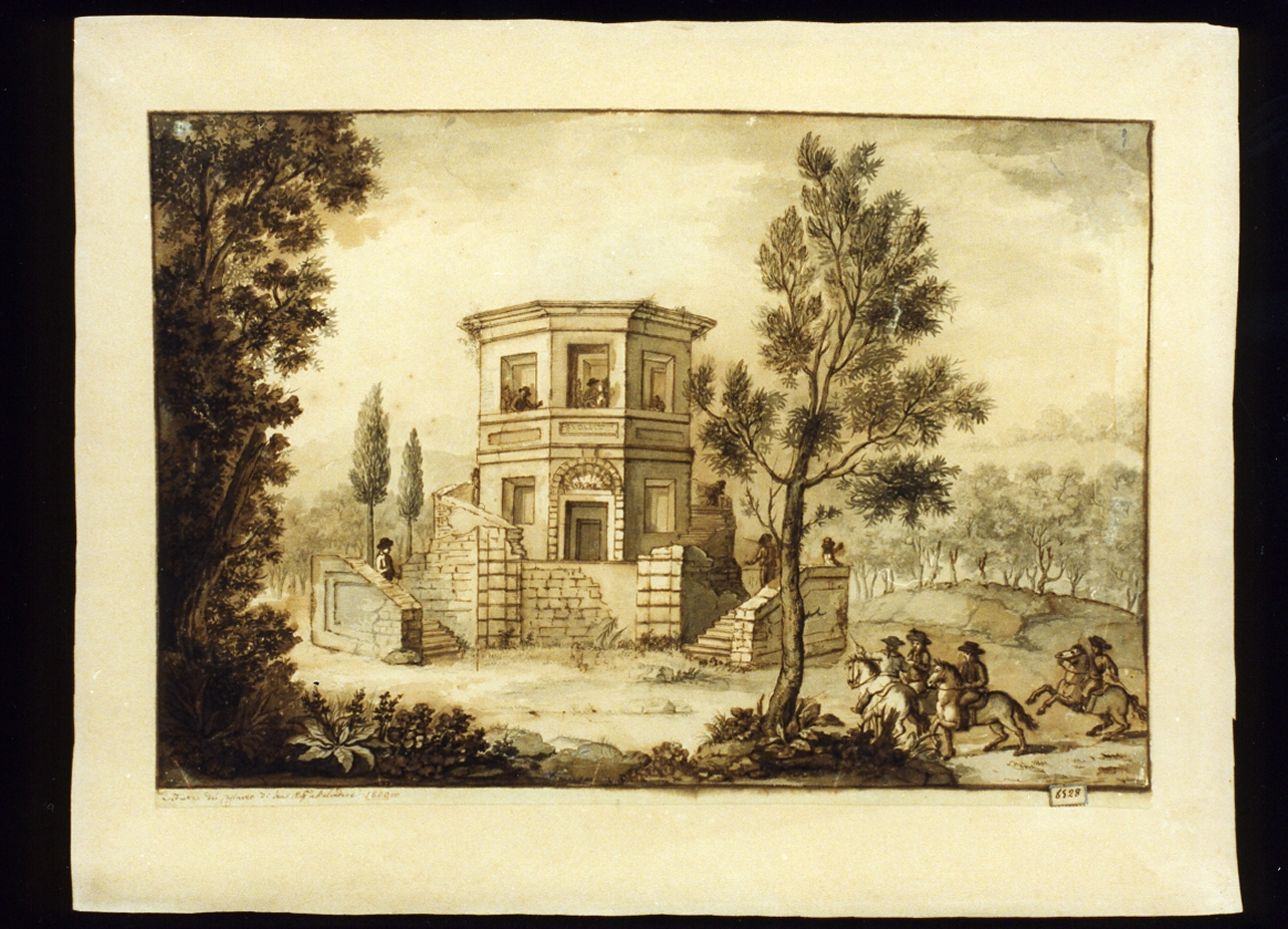 casino di sua maestà al Belvedere (disegno) - ambito napoletano (sec. XIX)