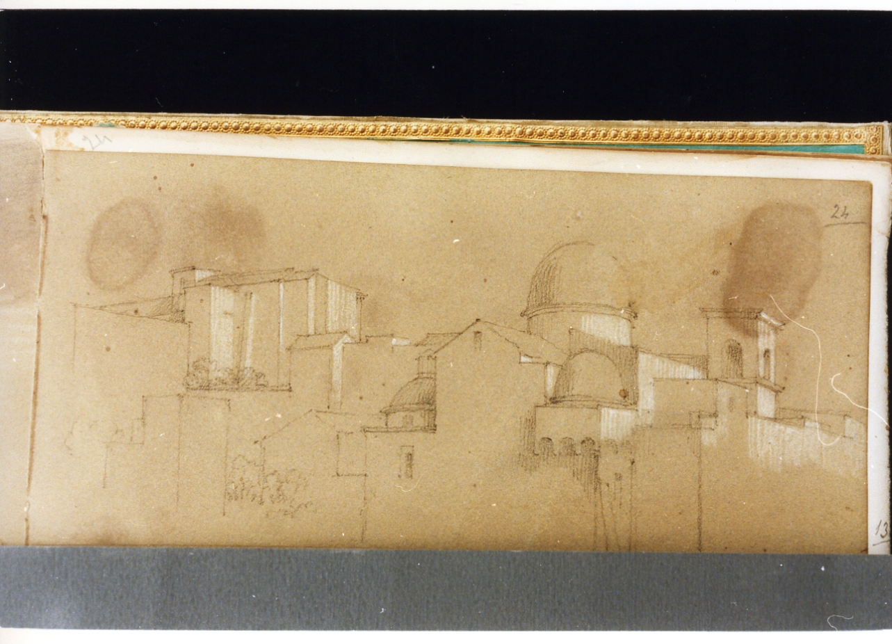 architetture (disegno) di Postiglione Raffaele (ultimo quarto sec. XIX)