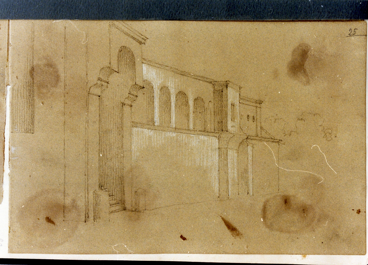 architetture (disegno) di Postiglione Raffaele (ultimo quarto sec. XIX)