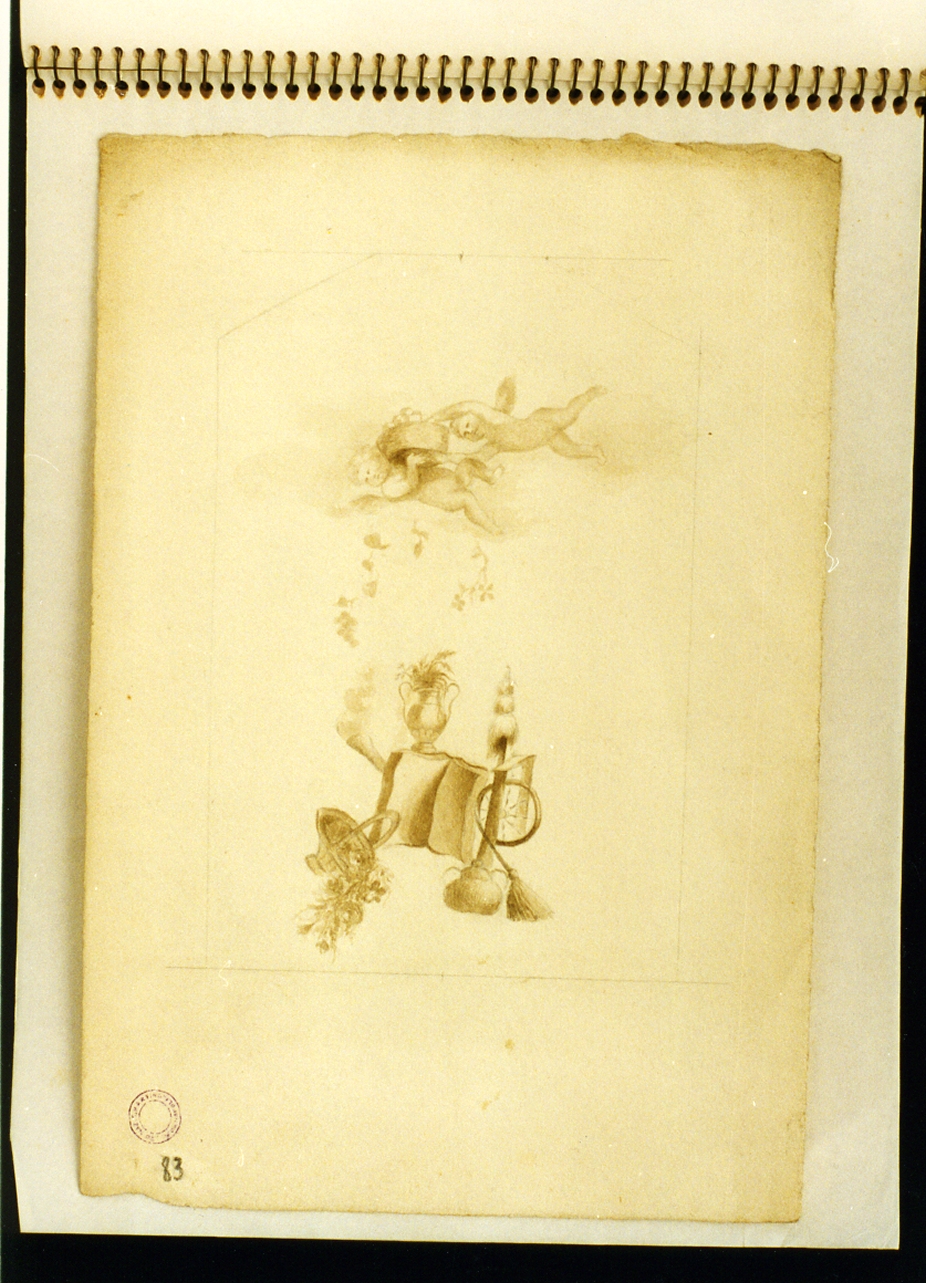 allegoria (disegno) - ambito italiano (sec. XIX)