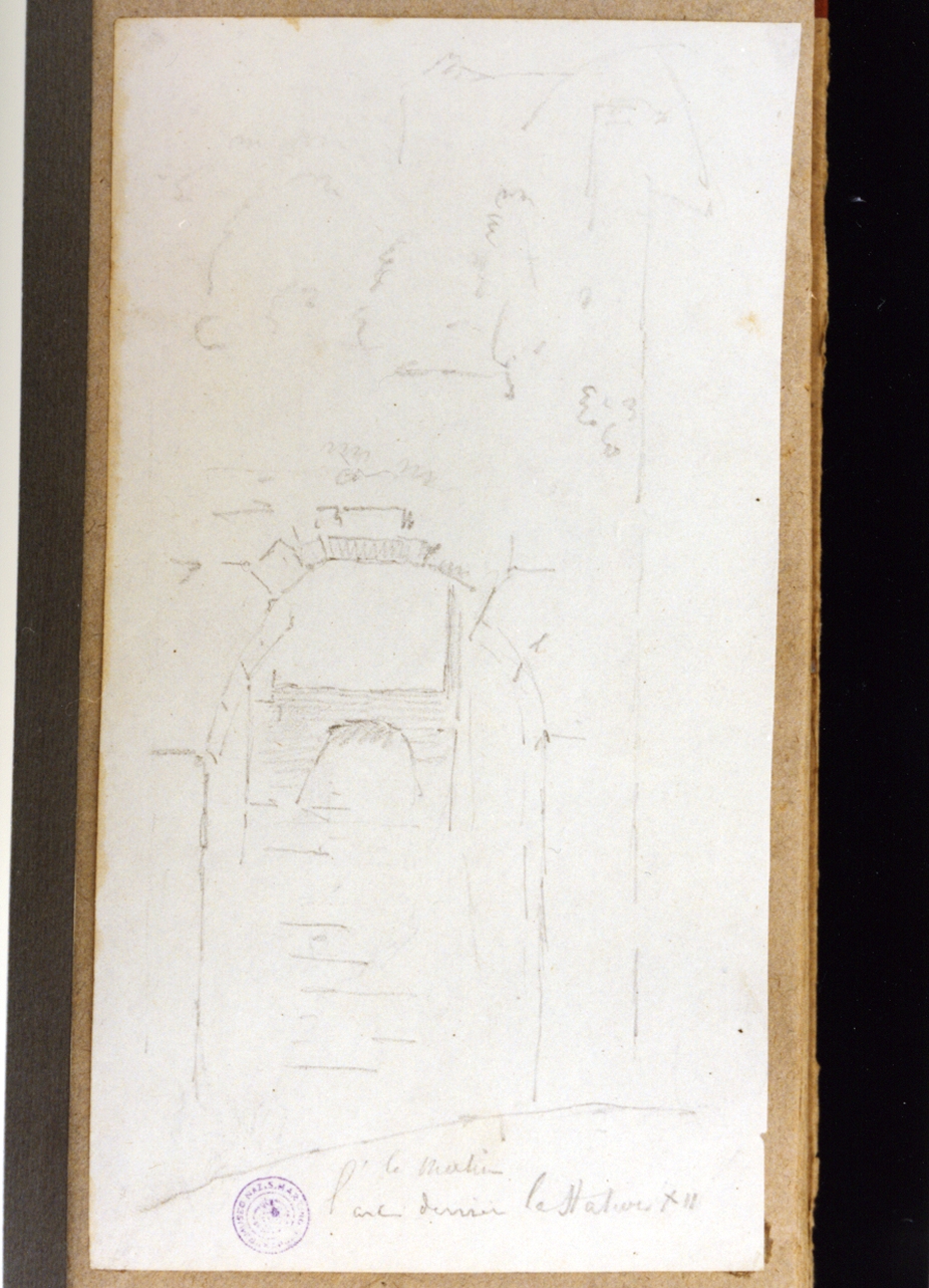 arco (disegno) di Vervloet Frans (prima metà sec. XIX)