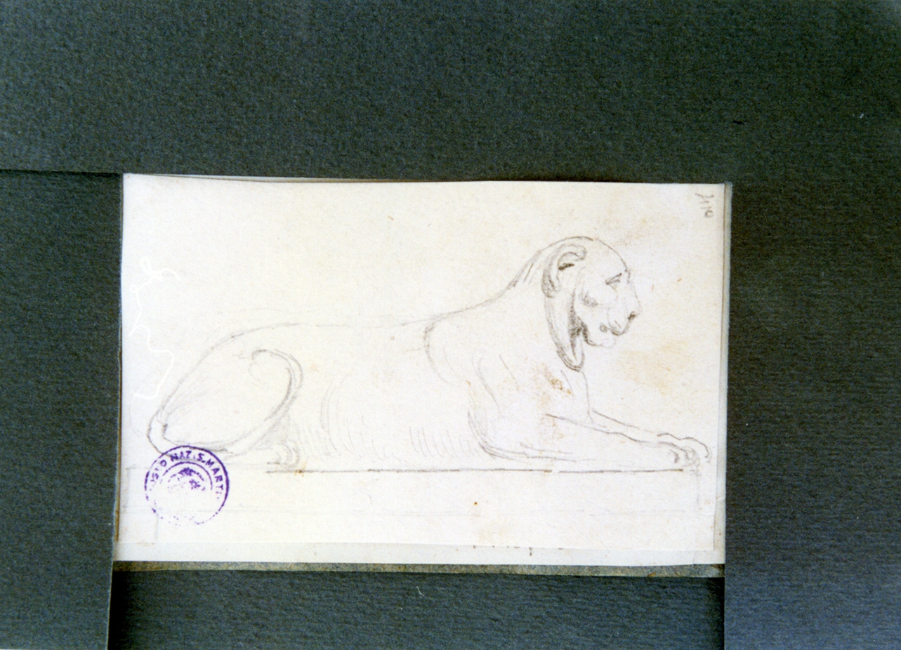 studio di elemento decorativo (disegno) di Vervloet Frans (prima metà sec. XIX)