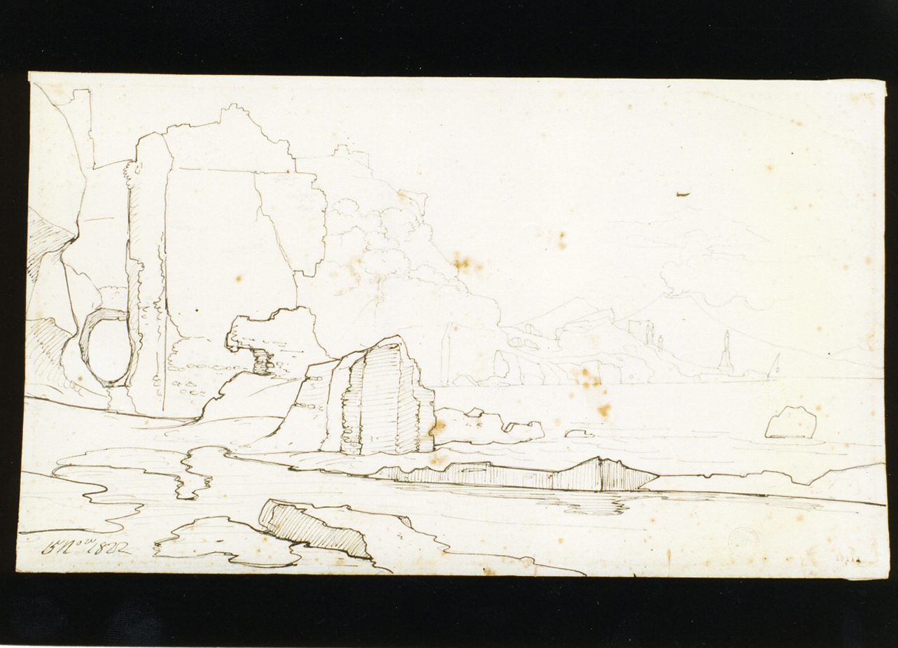 veduta (disegno) di Gigante Giacinto (sec. XIX)