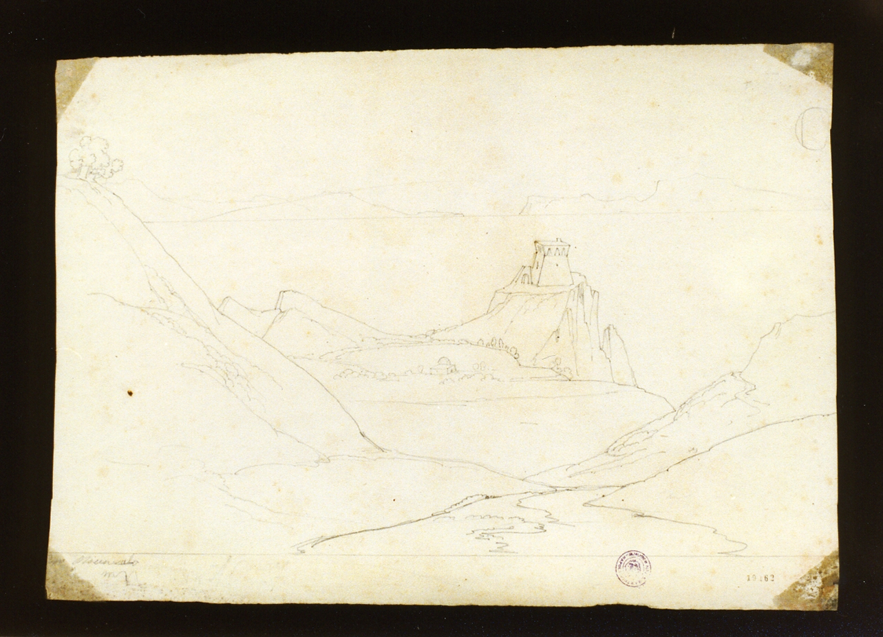 veduta di capo Miseno (disegno) di Gigante Giacinto (sec. XIX)