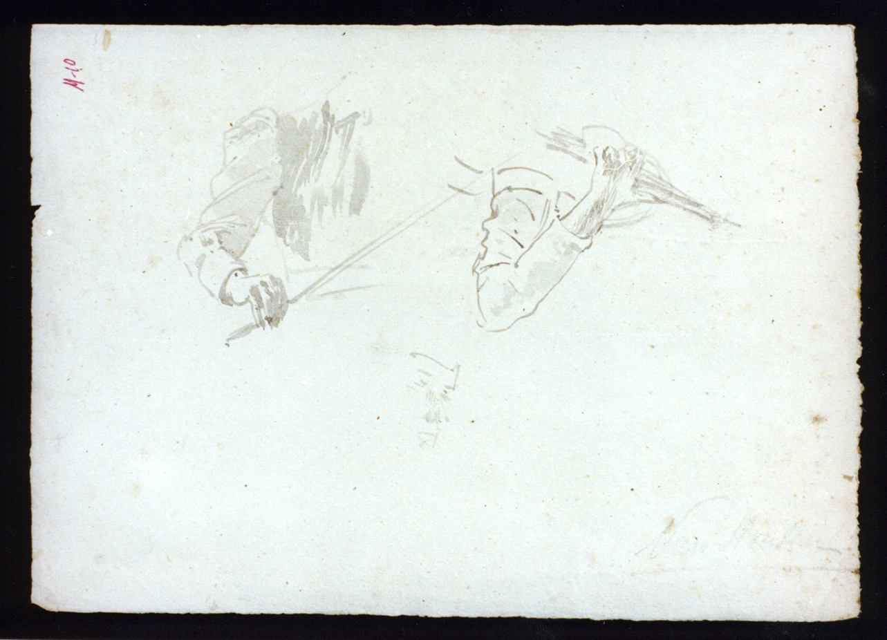 studio di figure (disegno) di Vetri Paolo (secc. XIX/ XX)