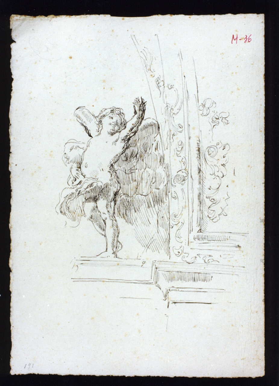 elemento decorativo (disegno) di Vetri Paolo (secc. XIX/ XX)