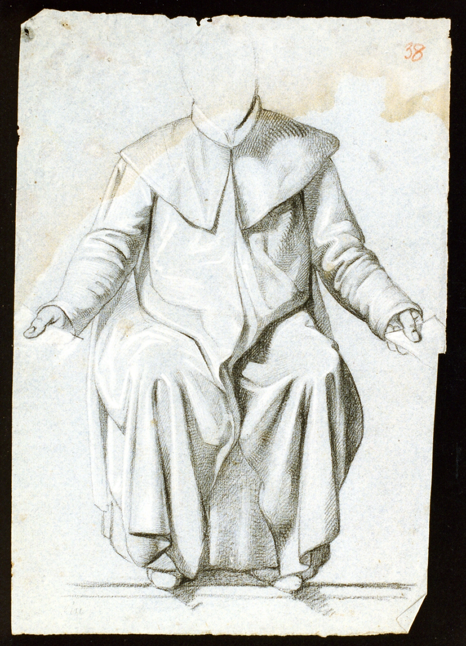 figura maschile (disegno) di De Vivo Tommaso (sec. XIX)