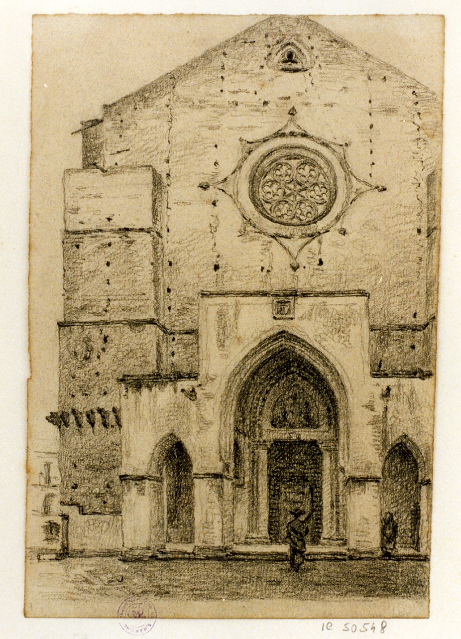 chiesa (disegno) di Michetti Quintilio (sec. XIX)