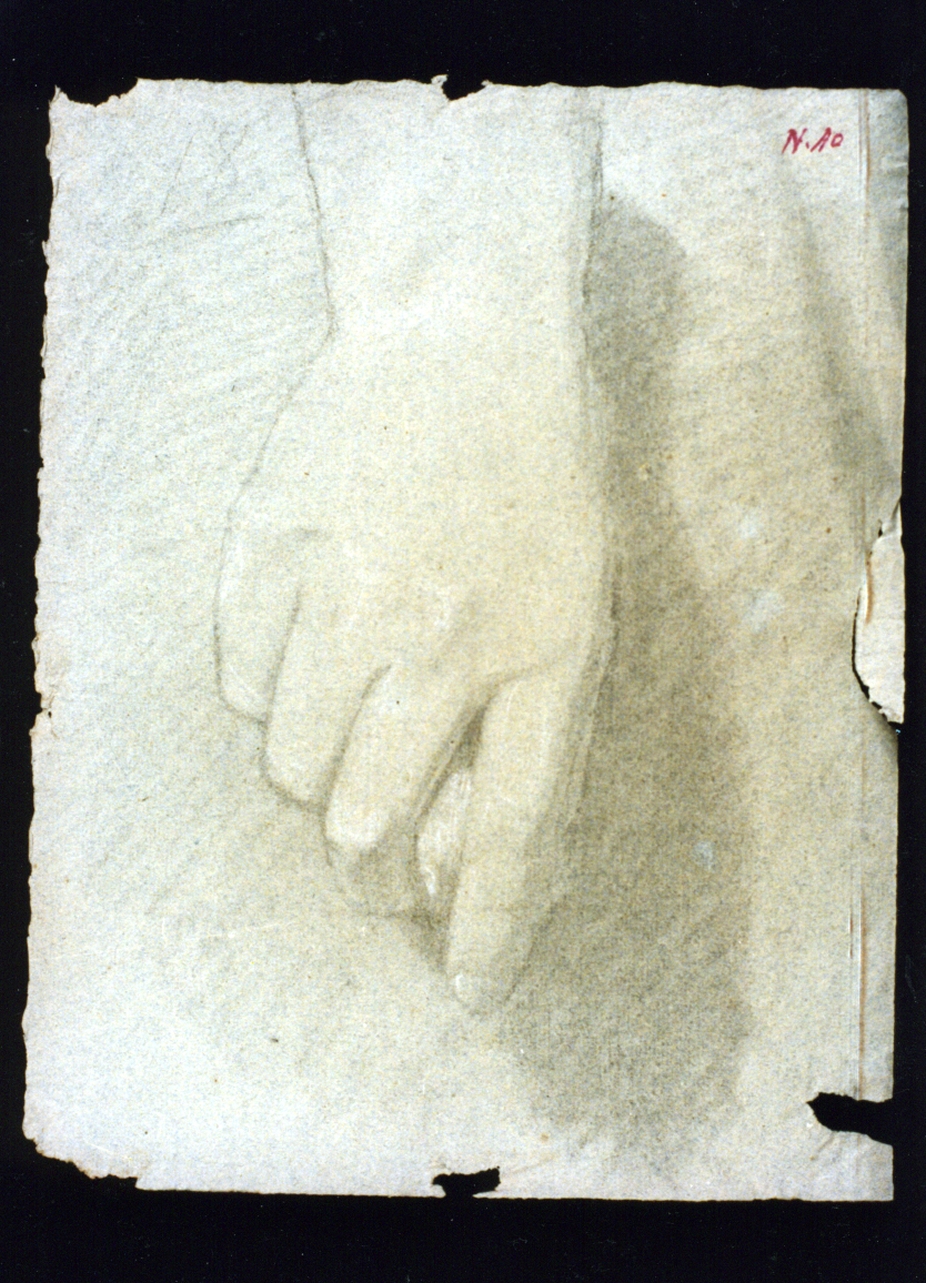 mano (disegno) di Vetri Paolo (sec. XIX)