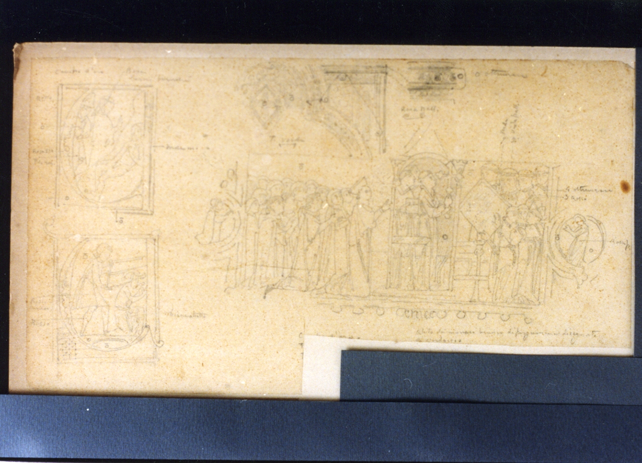 figura maschile (disegno) di Vetri Paolo (secc. XIX/ XX)