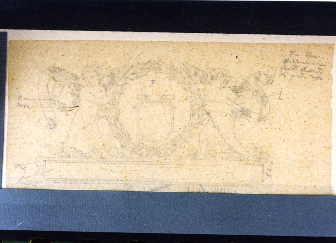 motivi decorativi (disegno) di Vetri Paolo (secc. XIX/ XX)