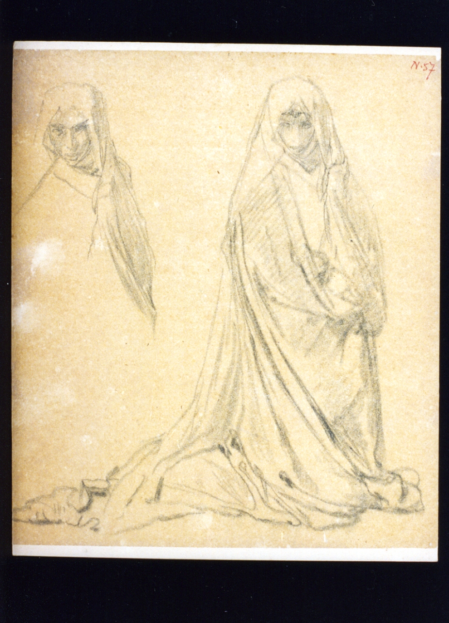 figura femminile (disegno) di Vetri Paolo (sec. XIX)