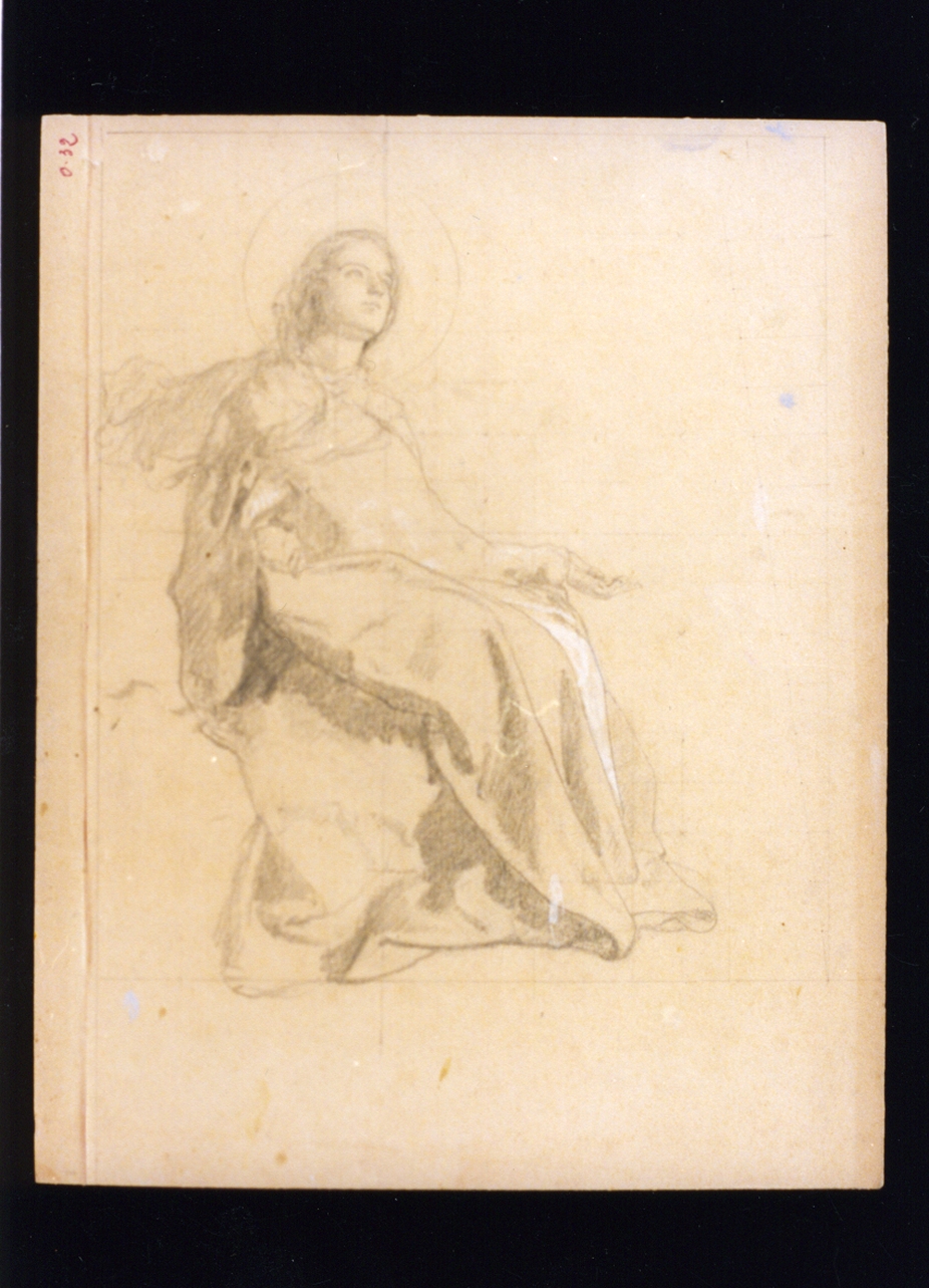 figura femminile (disegno) di Vetri Paolo (secc. XIX/ XX)