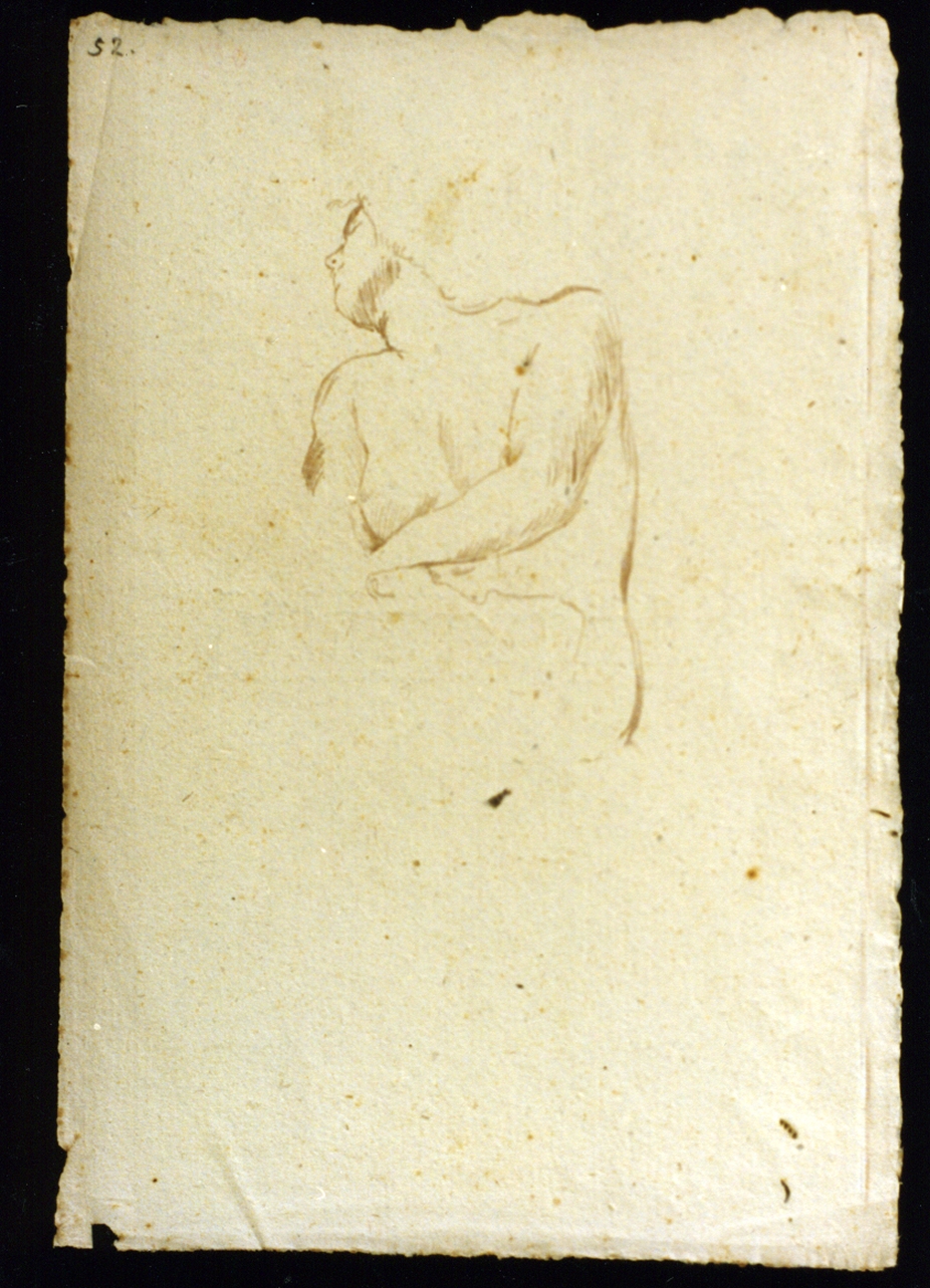 figura femminile (disegno) di Vetri Paolo (secc. XIX/ XX)