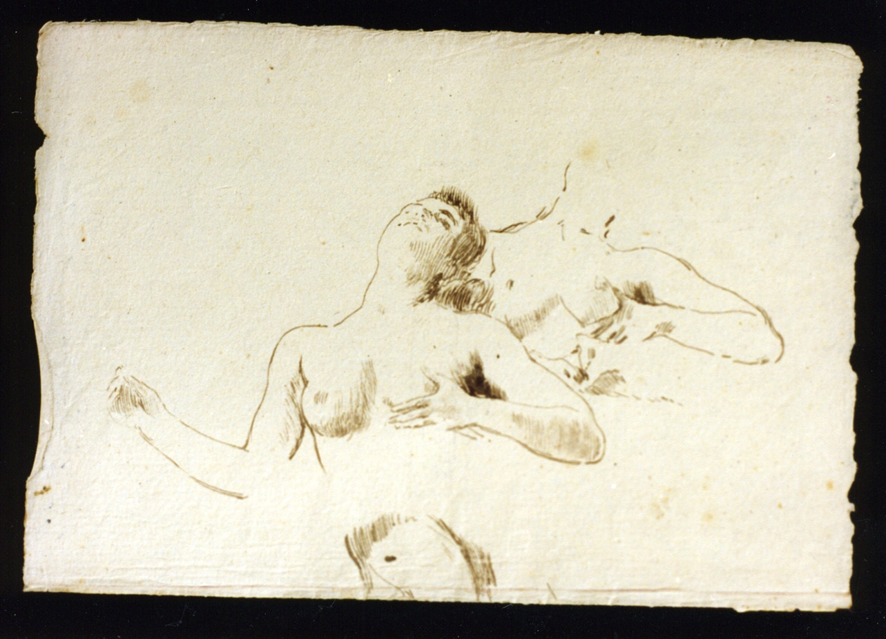 figura femminile (disegno) di Vetri Paolo (secc. XIX/ XX)