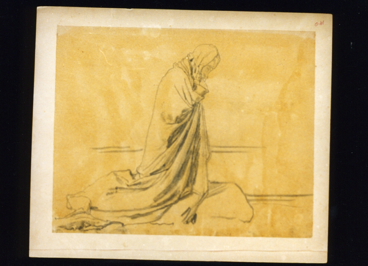 figura femminile (disegno) di Vetri Paolo (secc. XIX/ XX)