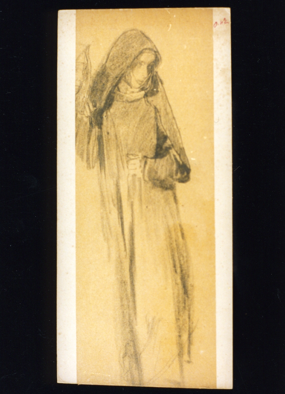 figura femminile (disegno) di Vetri Paolo (secc. XIX/ XX)