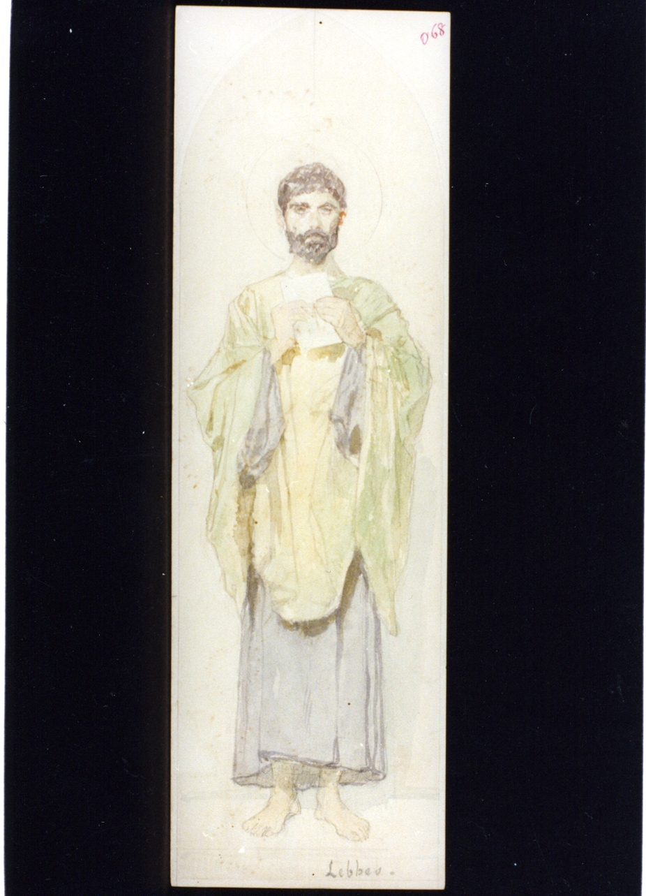 figura maschile (disegno) di Vetri Paolo (secc. XIX/ XX)