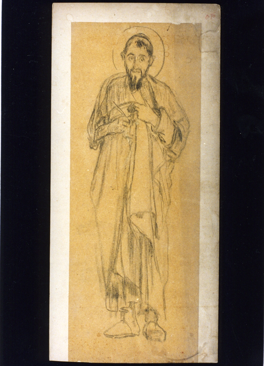 figura maschile (disegno) di Vetri Paolo (secc. XIX/ XX)