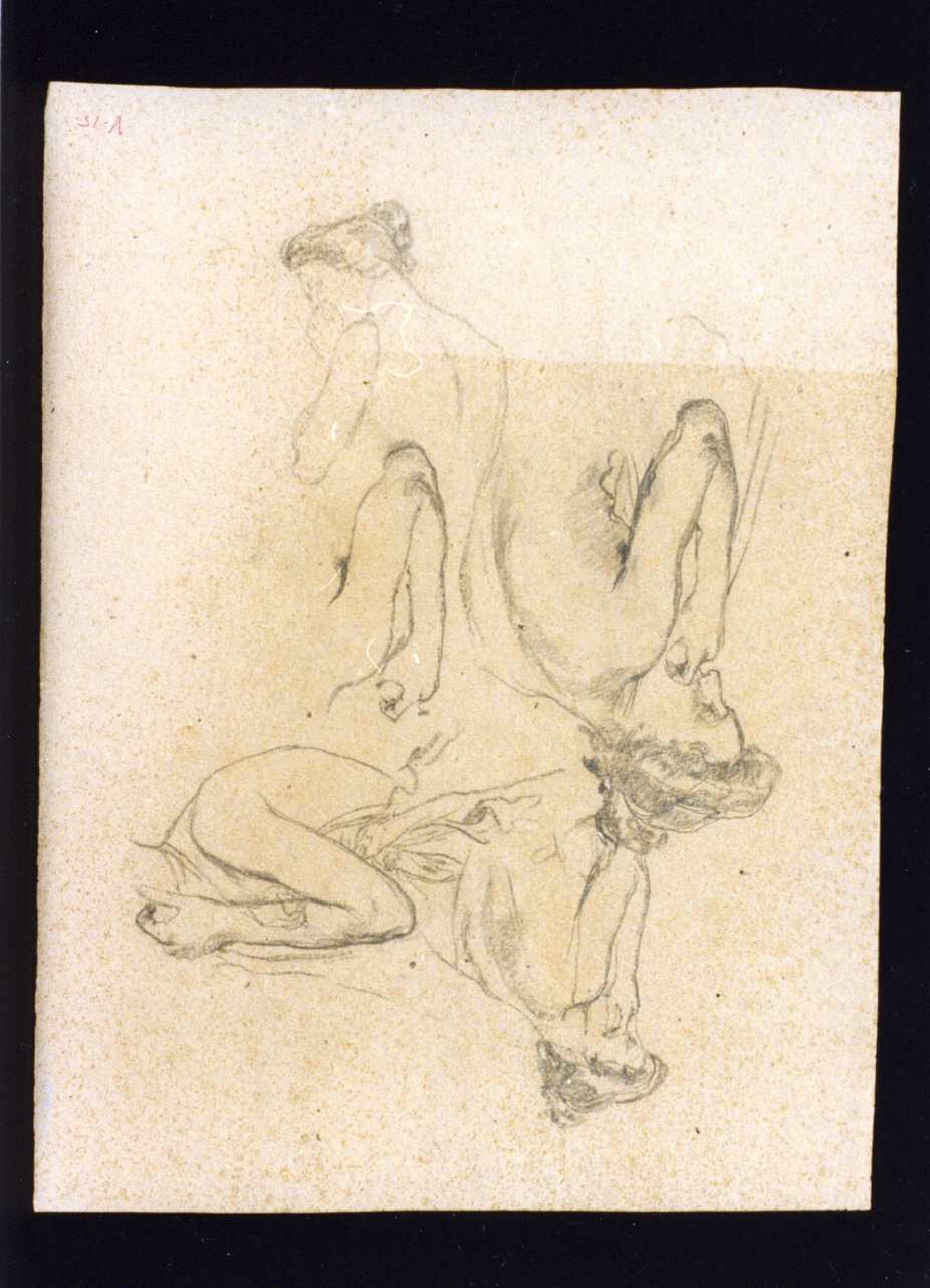 figure femminili (disegno) di Vetri Paolo (secc. XIX/ XX)