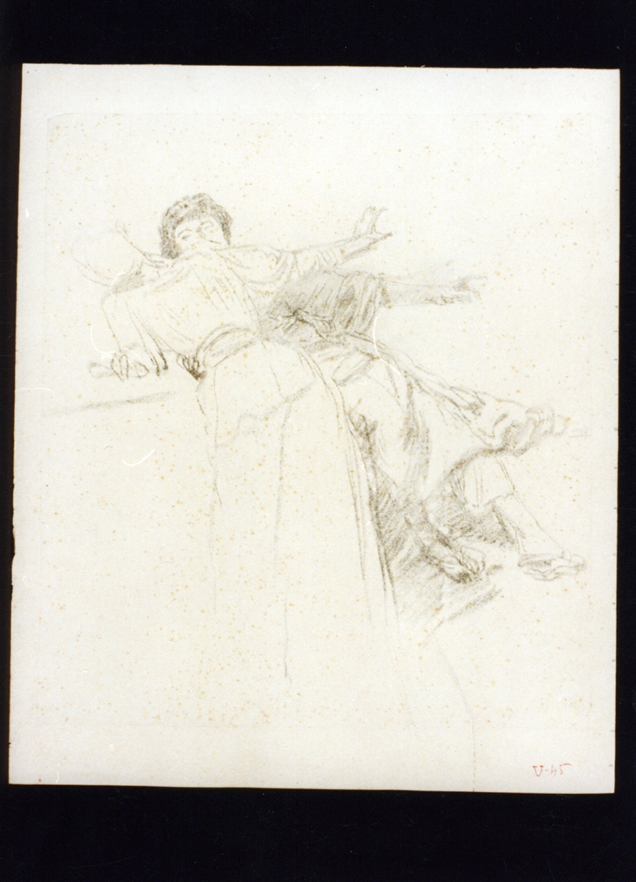 figure femminili (disegno) di Vetri Paolo (sec. XIX)