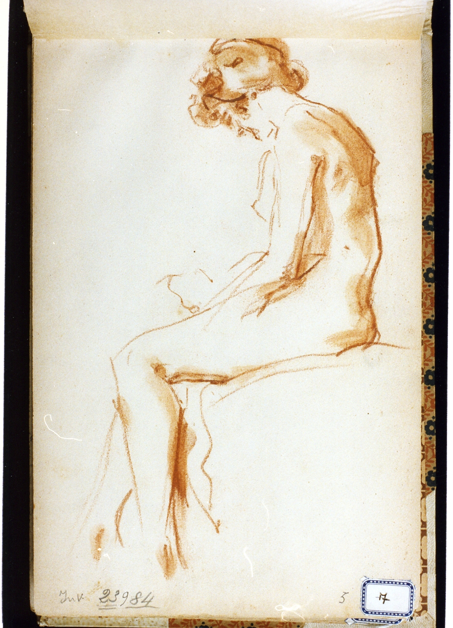 figura femmile (disegno) di Ragione Raffaele (sec. XX)