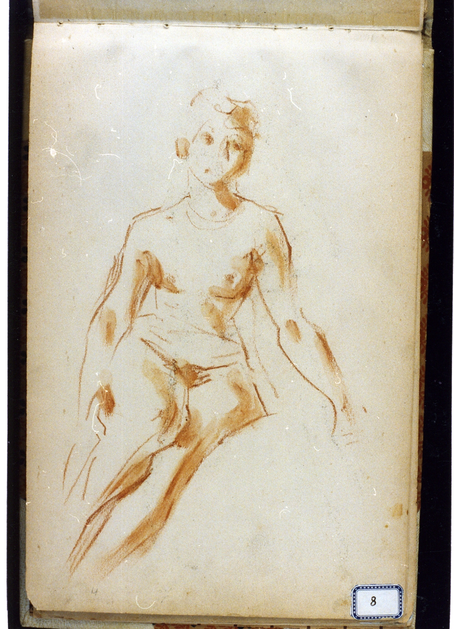 figura femminile (disegno) di Ragione Raffaele (sec. XX)