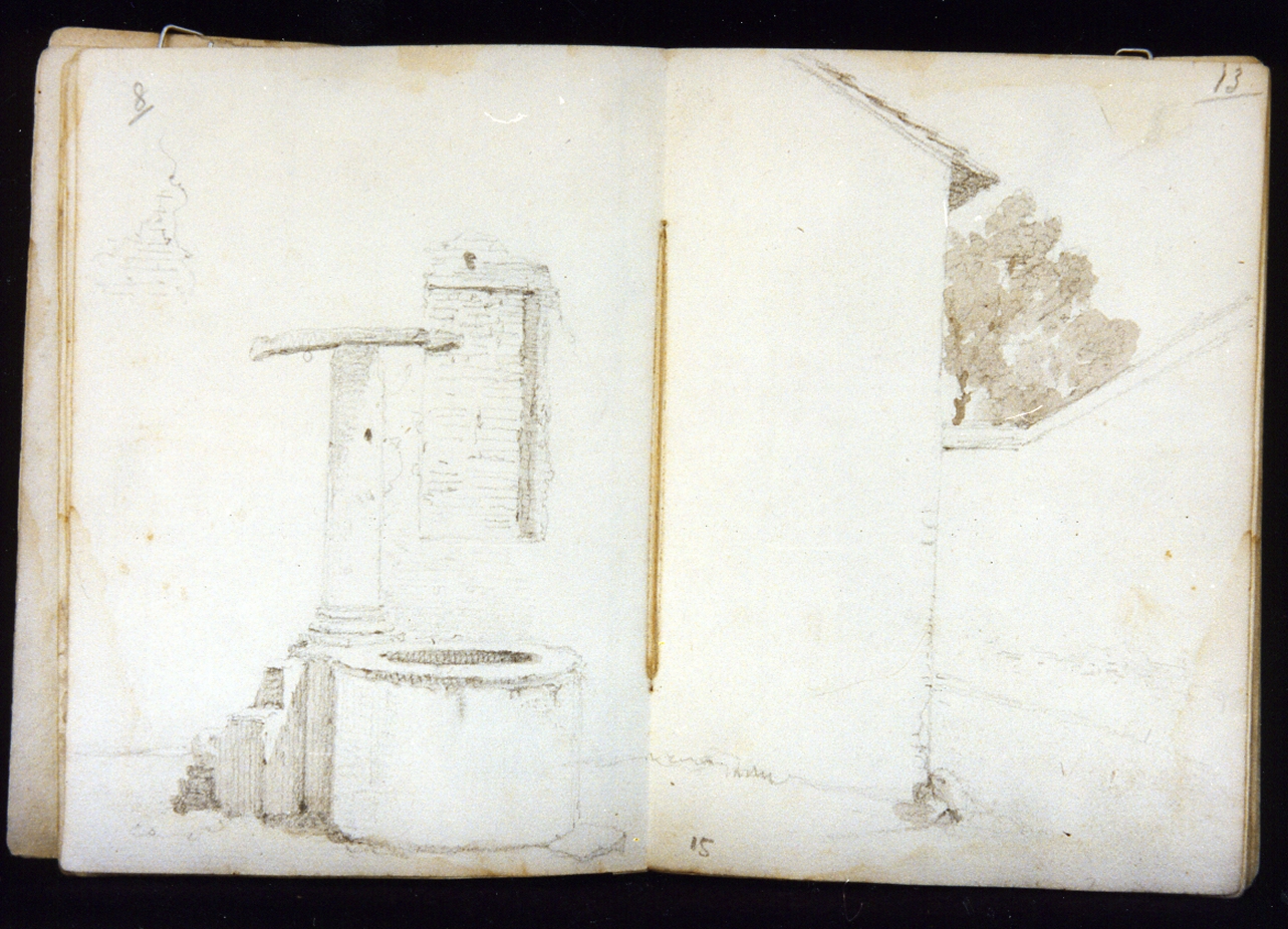 studio di pozzo (disegno) di Postiglione Raffaele (sec. XIX)