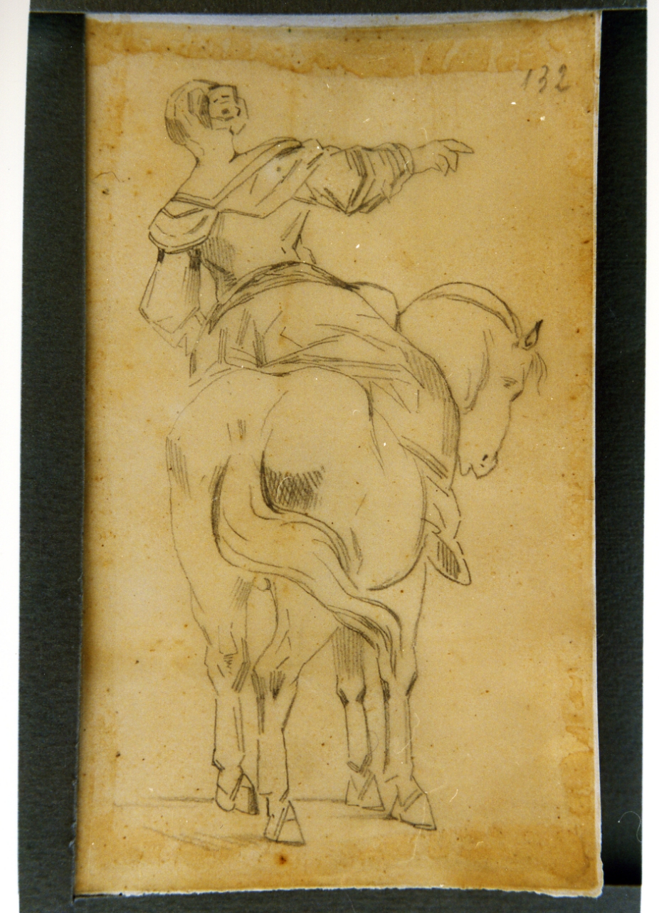 figura femminile (disegno) di Carelli Consalvo (sec. XIX)