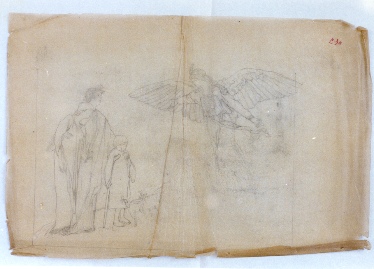 scena allegorica (disegno) di Vetri Paolo (secc. XIX/ XX)
