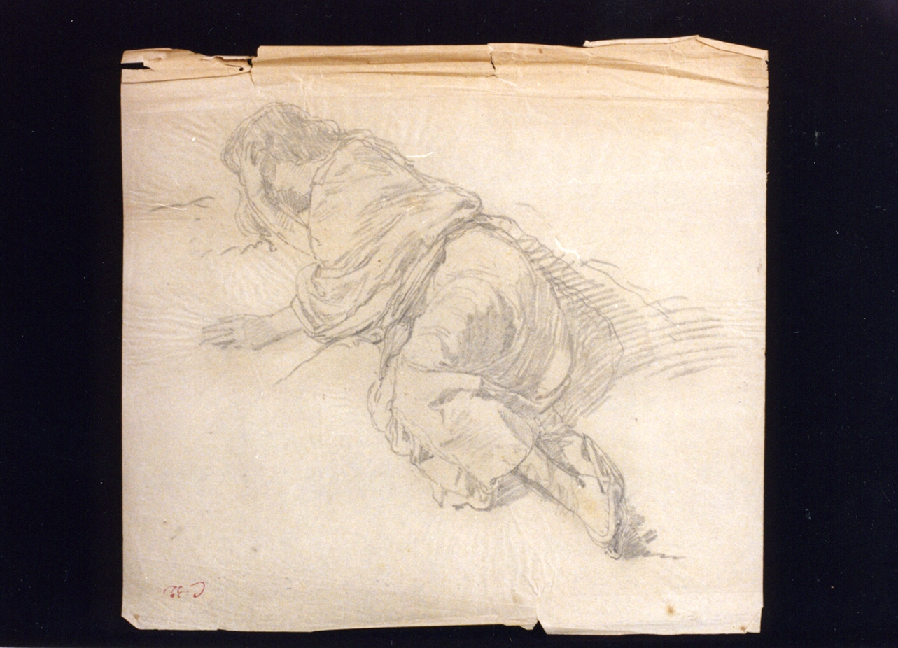 figura maschile (disegno) di Vetri Paolo (secc. XIX/ XX)
