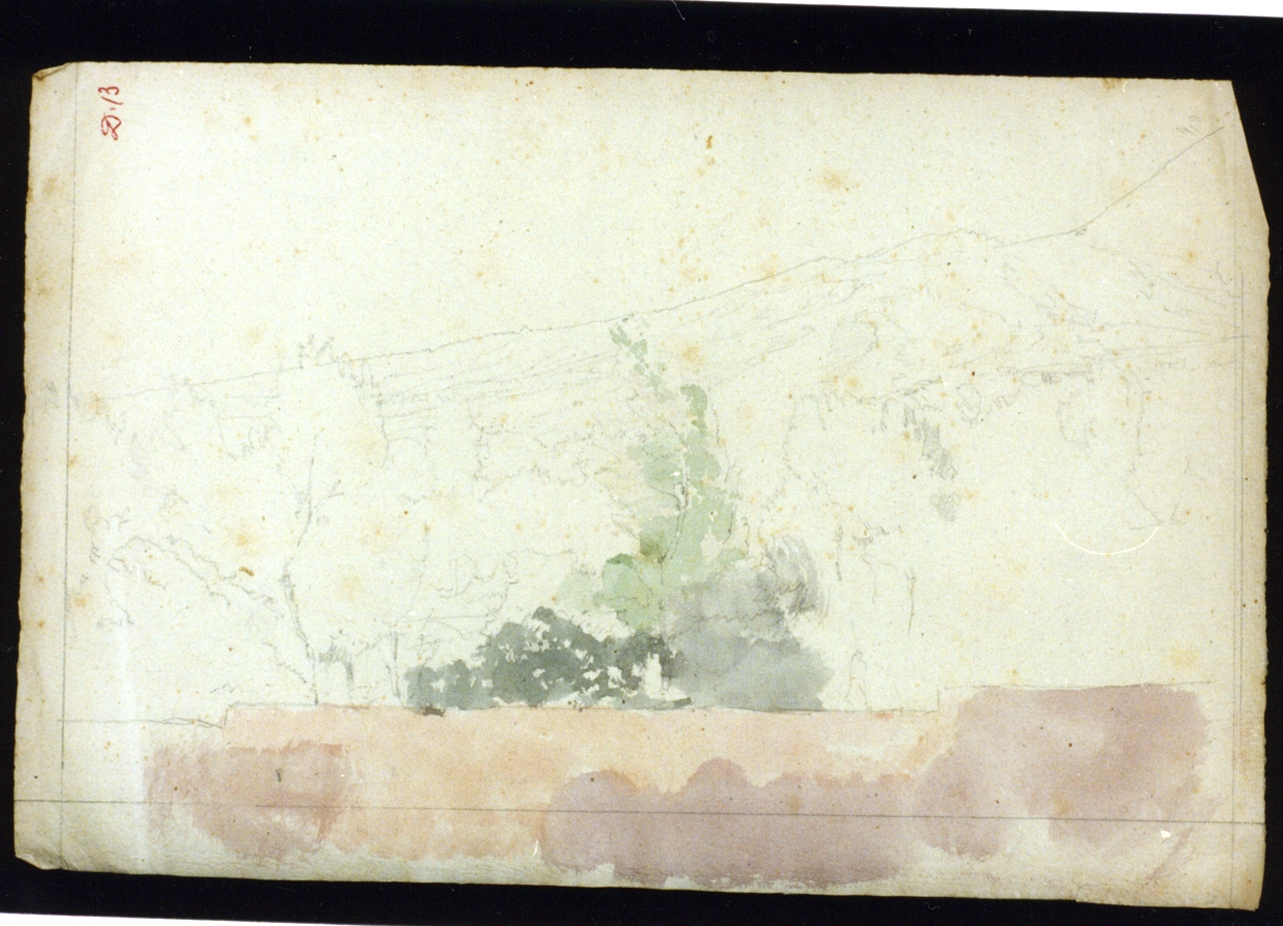 paesaggio (disegno) di Vetri Paolo (secc. XIX/ XX)