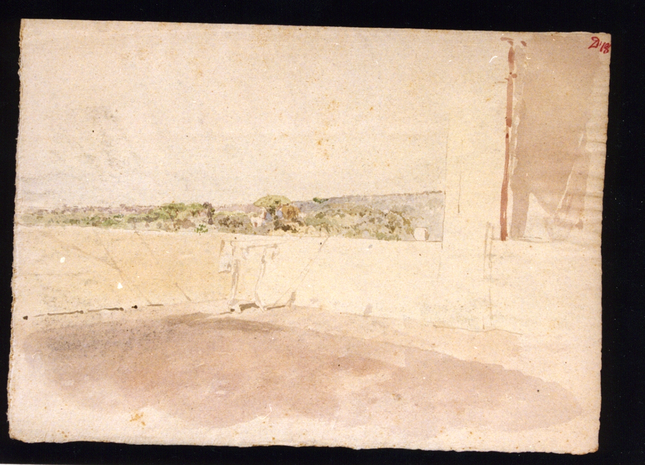 paesaggio (disegno) di Vetri Paolo (secc. XIX/ XX)