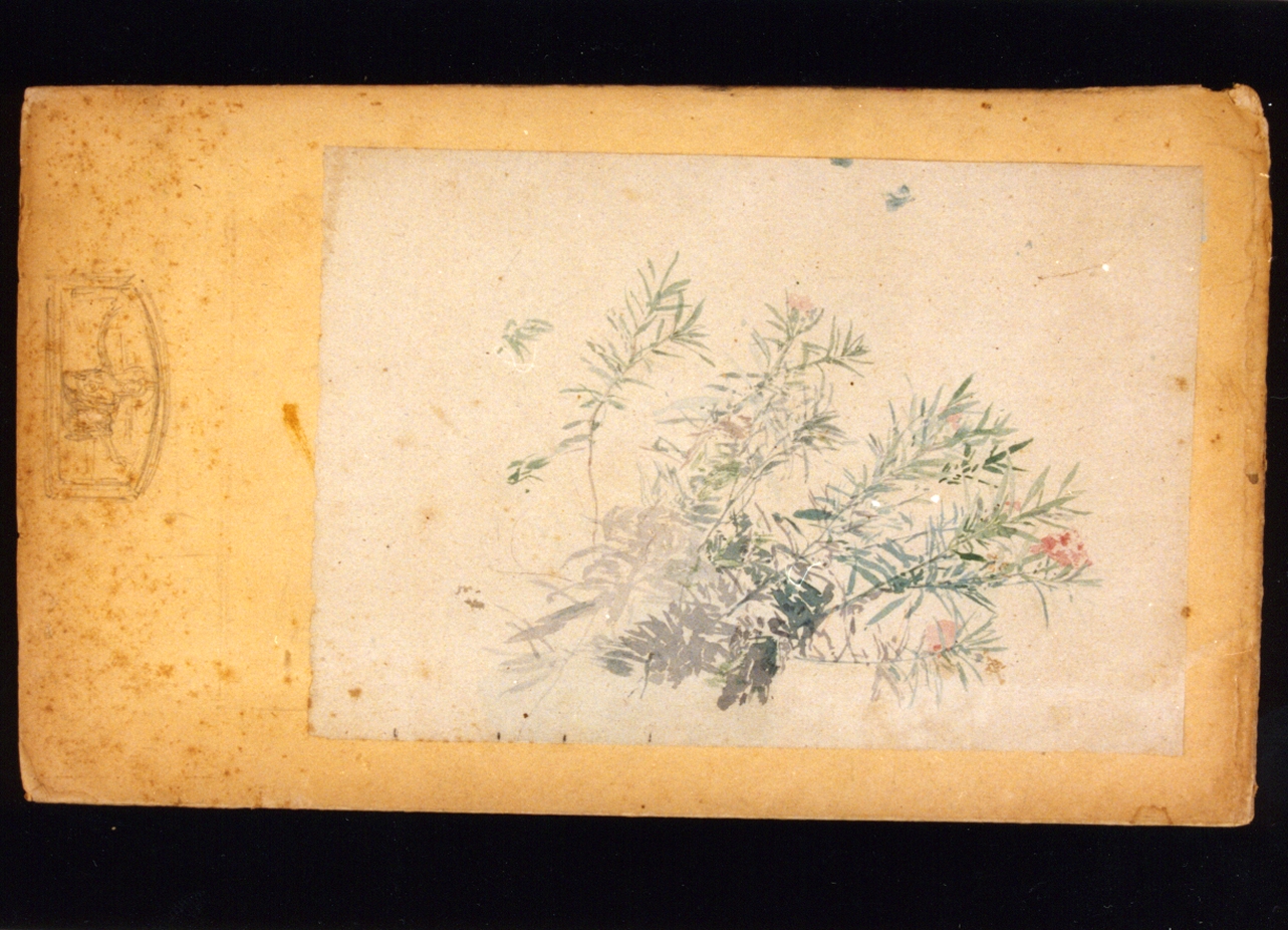 Cristo benedicente (disegno) di Vetri Paolo (secc. XIX/ XX)