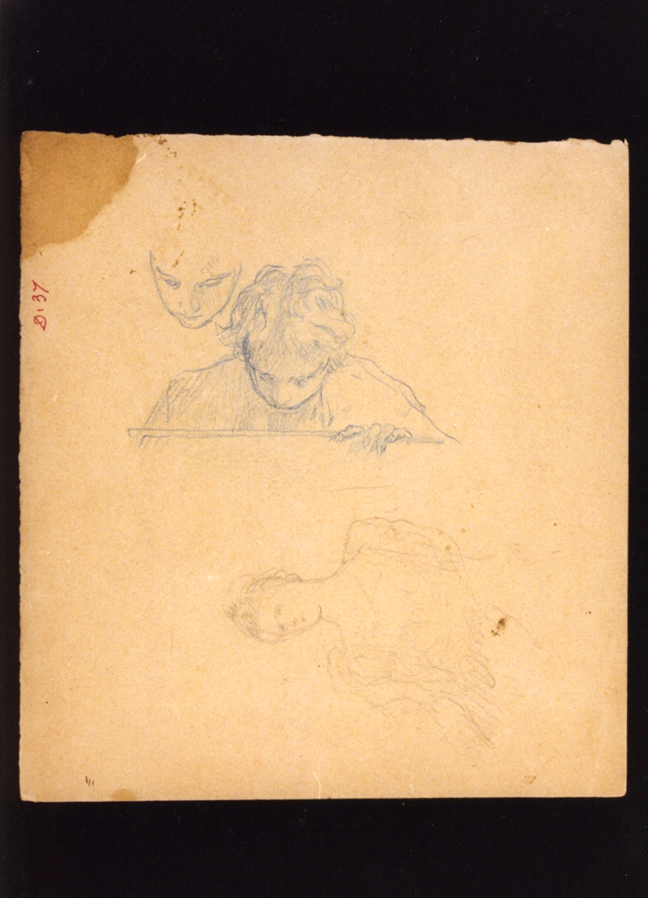 figure femminili (disegno) di Vetri Paolo (secc. XIX/ XX)