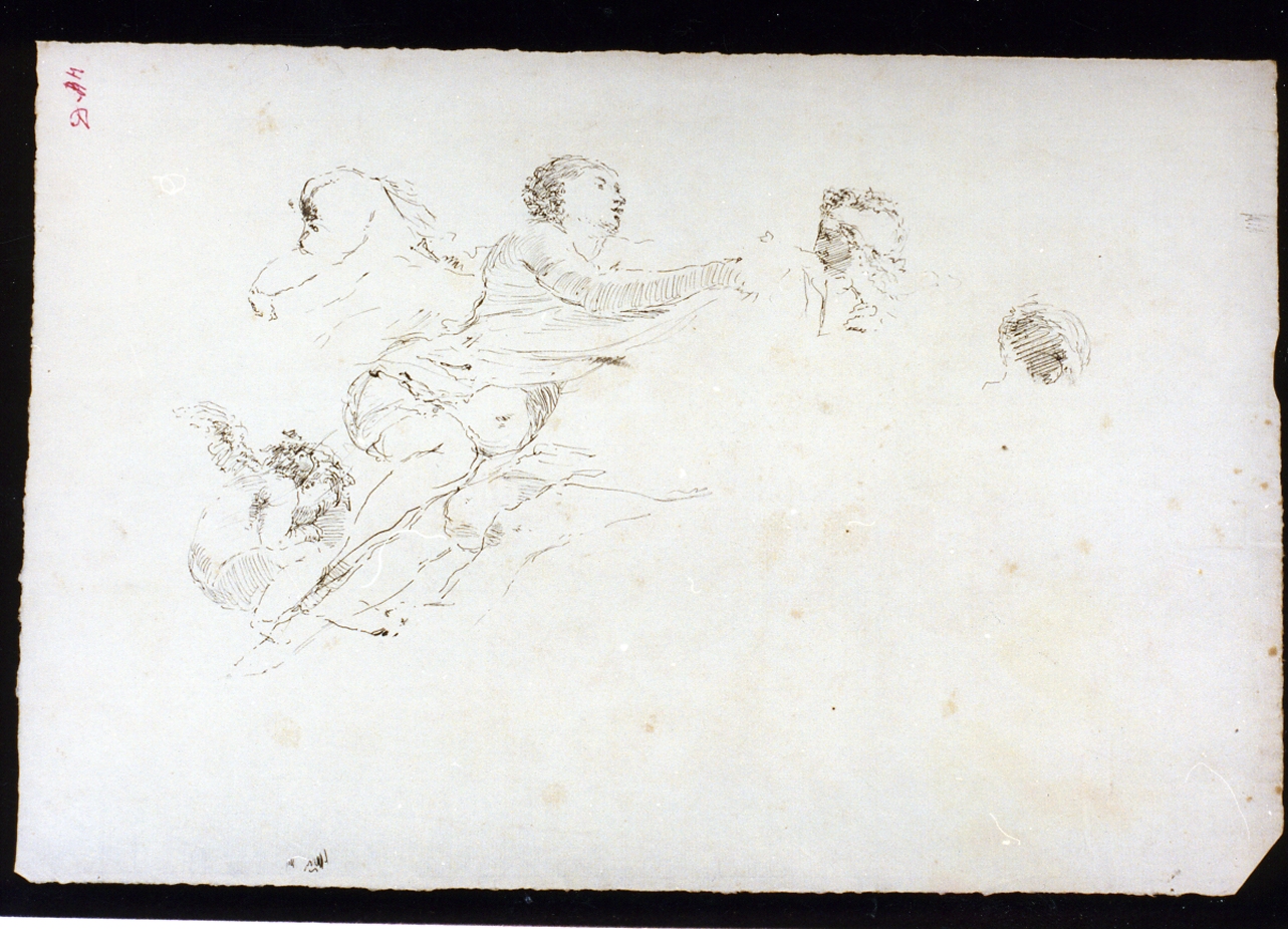 studio di figure (disegno) di Vetri Paolo (secc. XIX/ XX)