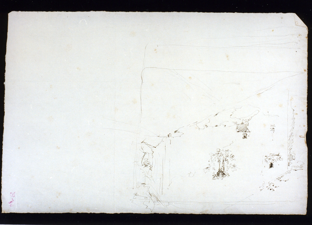 studio di casolare (disegno) di Vetri Paolo (secc. XIX/ XX)