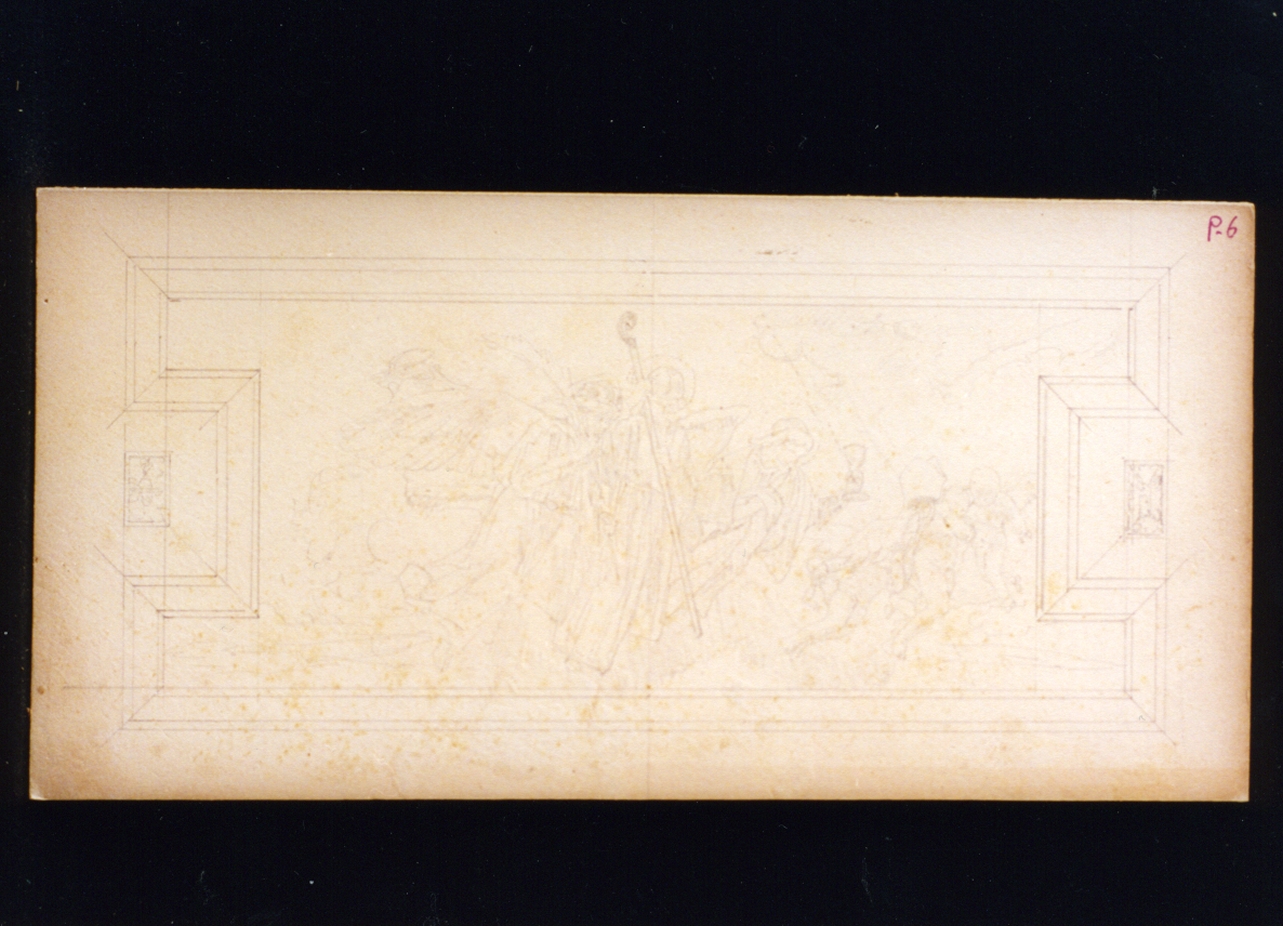 studio di angeli (disegno) di Vetri Paolo (fine/inizio secc. XIX/ XX)