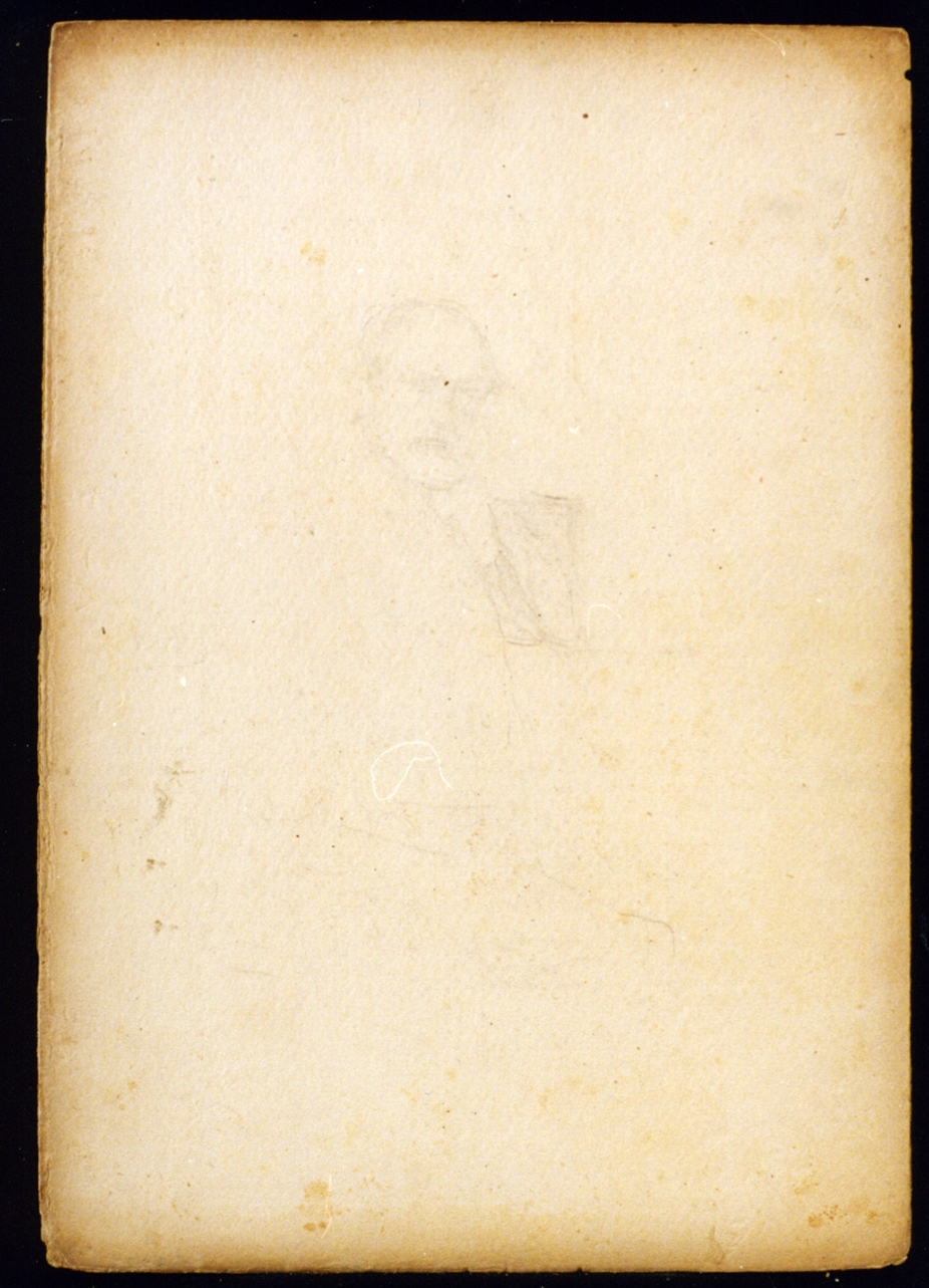 ritratto d'uomo (disegno) di Vetri Paolo (fine/inizio secc. XIX/ XX)