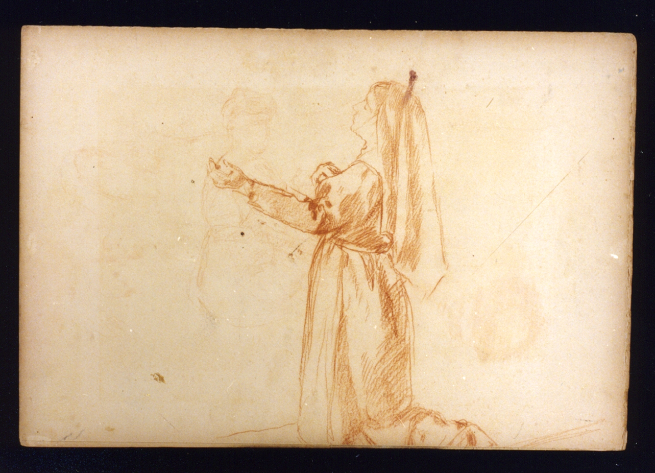 figura femminile (disegno) di Vetri Paolo (fine/inizio secc. XIX/ XX)