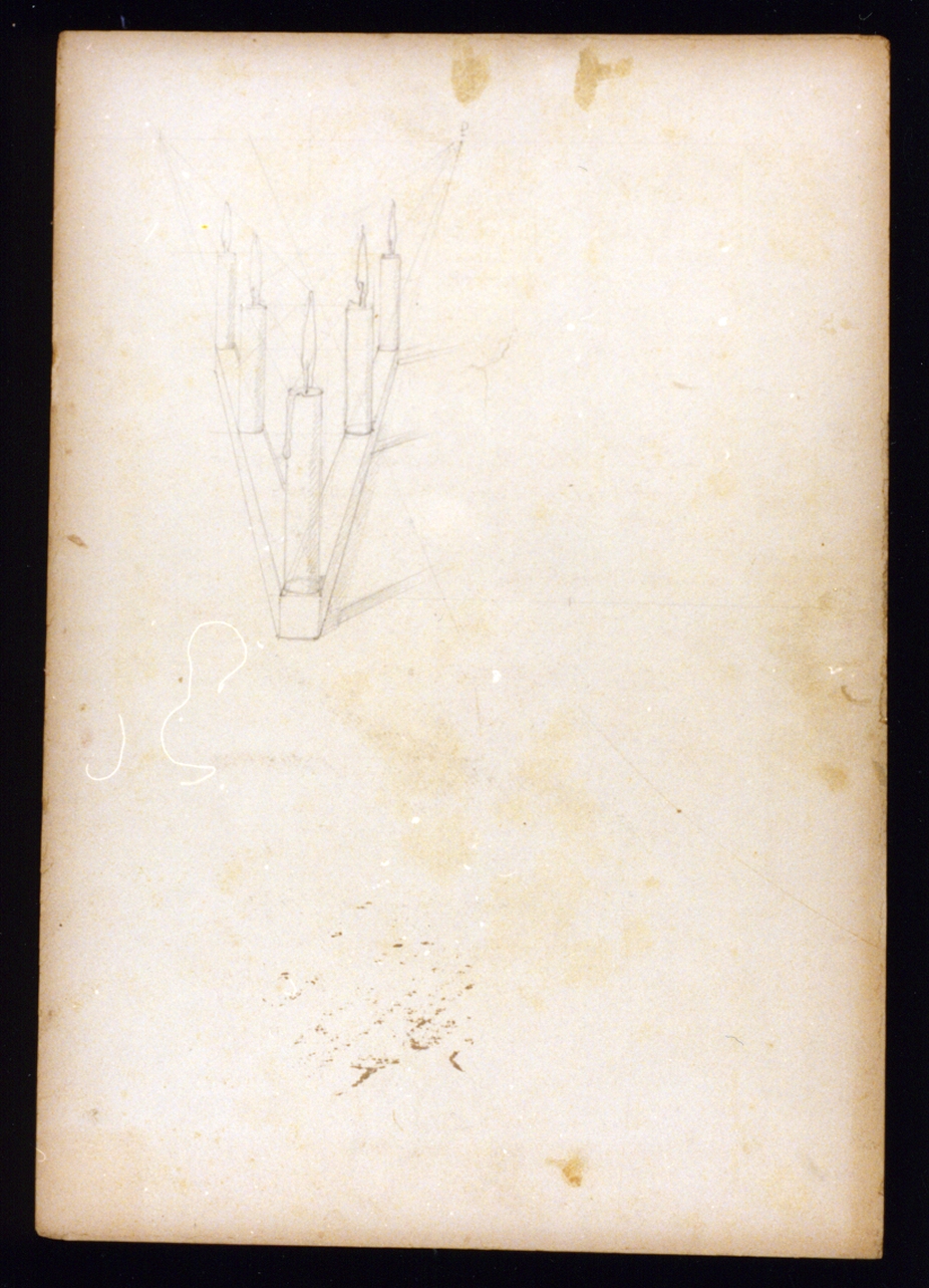 studio per la teoria delle ombre (disegno) di Vetri Paolo (fine/inizio secc. XIX/ XX)