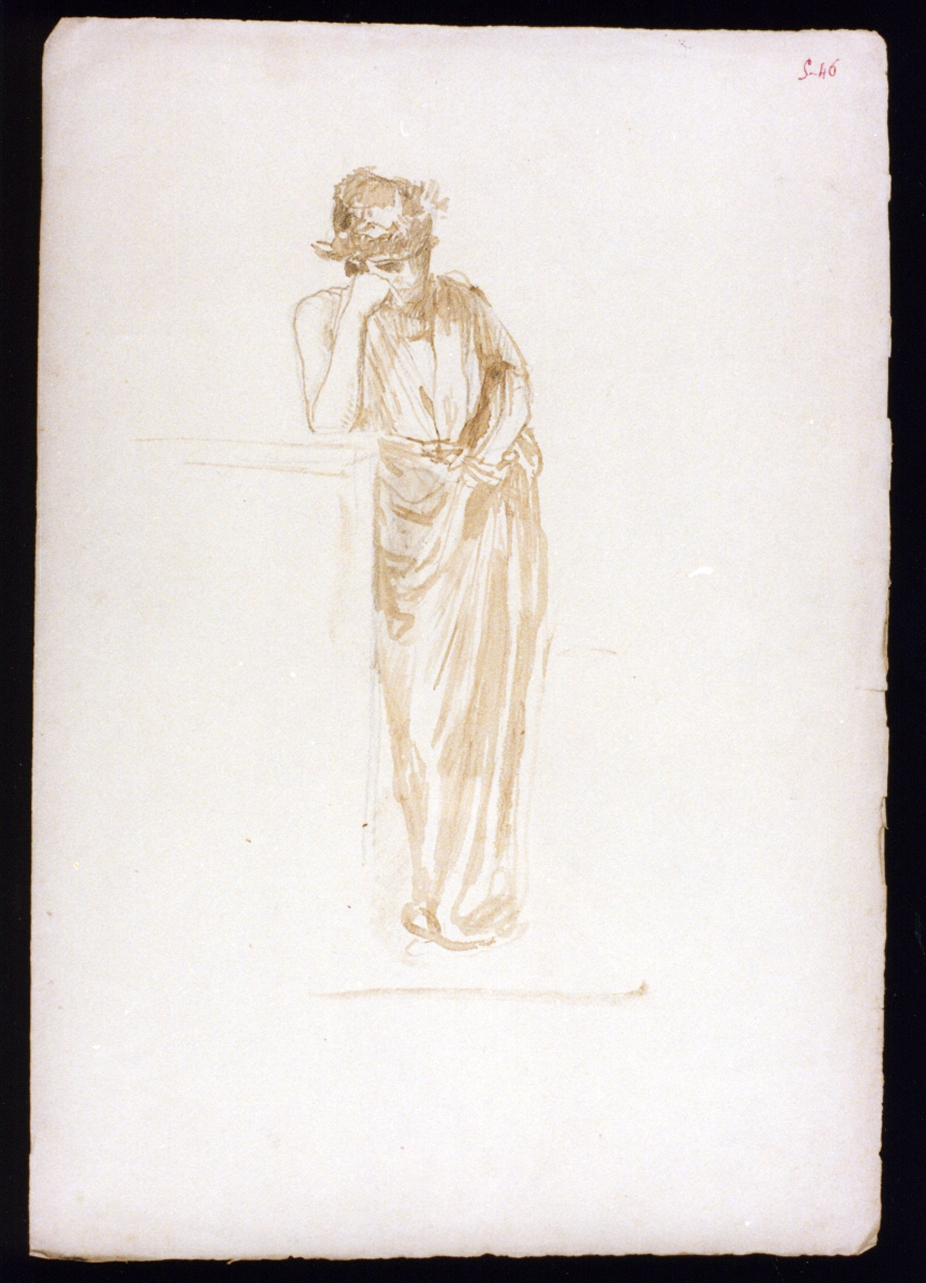 studio di figura (disegno) di Vetri Paolo (fine/inizio secc. XIX/ XX)