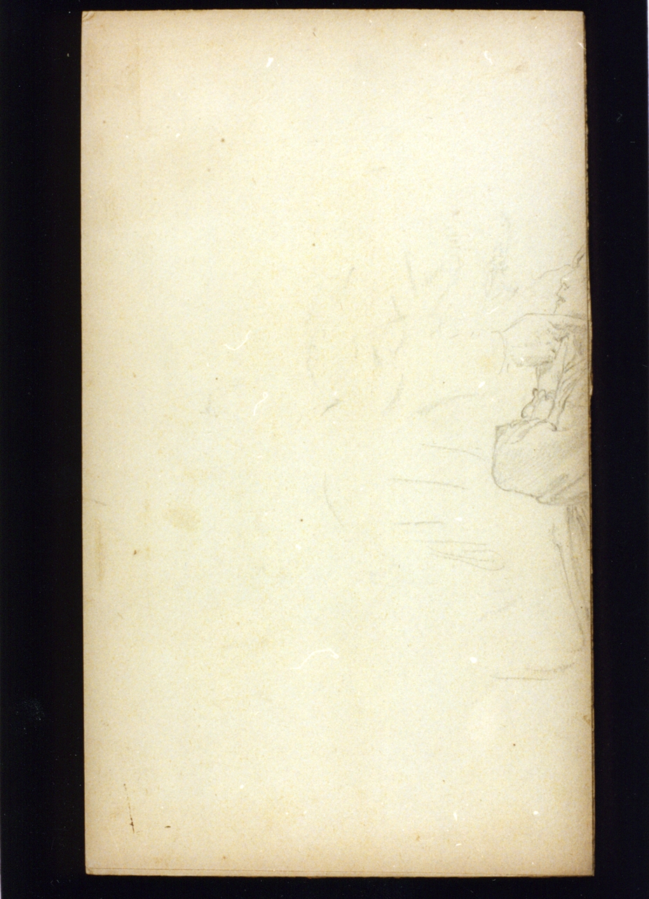 studio di due figure (disegno) di Vetri Paolo (secc. XIX/ XX)