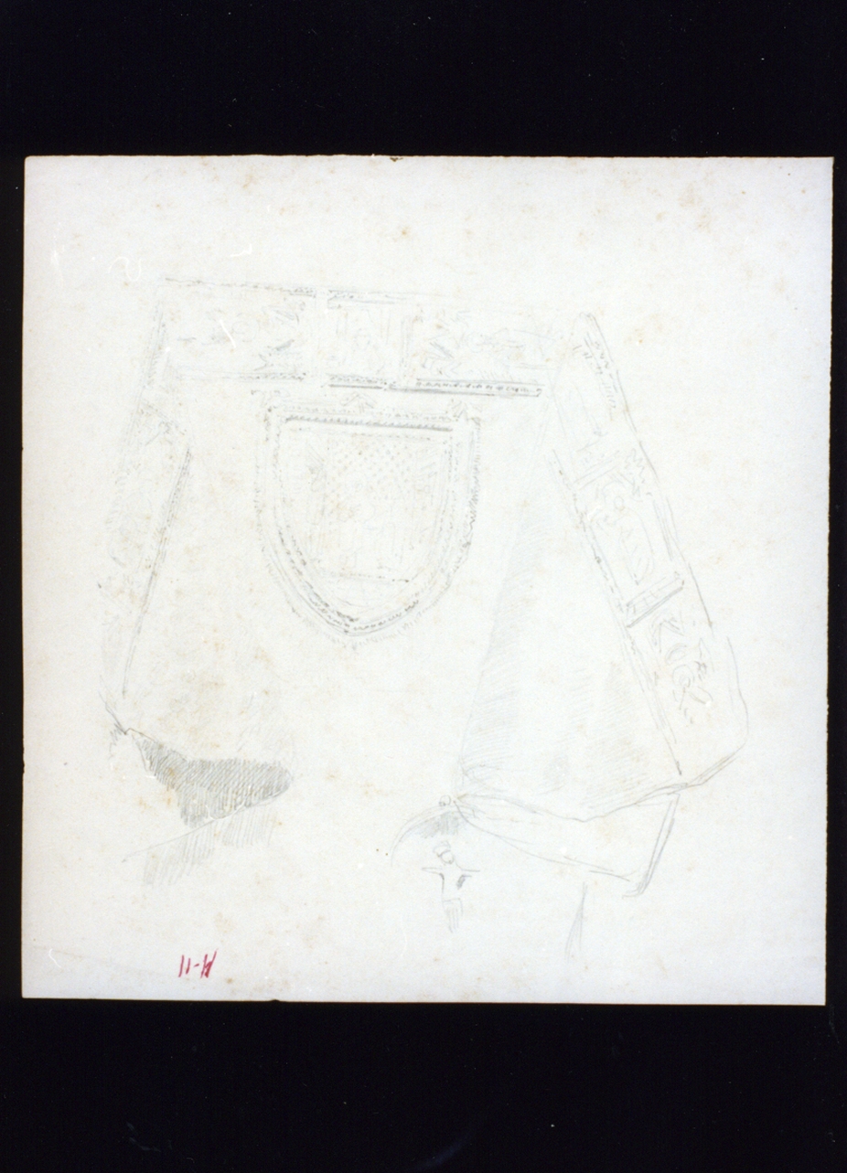 motivi decorativi (disegno) di Vetri Paolo (secc. XIX/ XX)